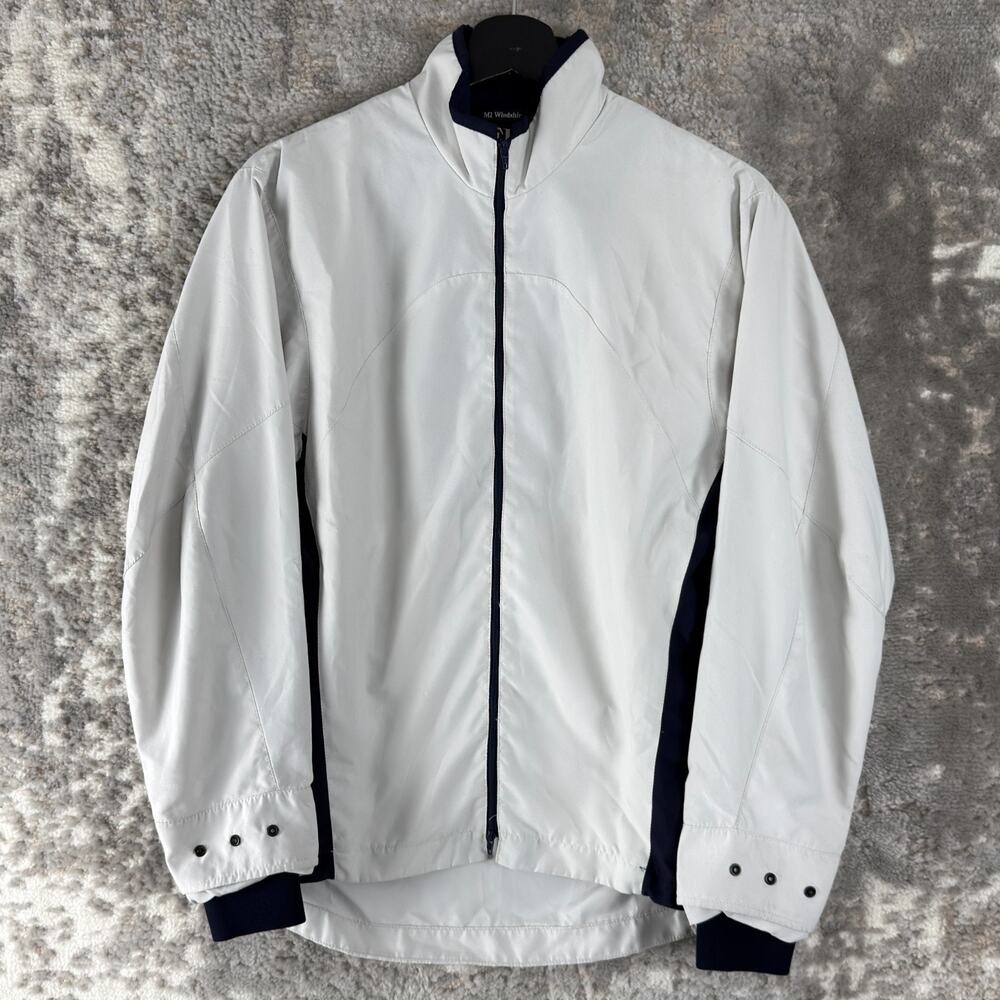 Zero Restriction Size S M2 Windshirt Golf Outterwear Full Zip Jacket Gray